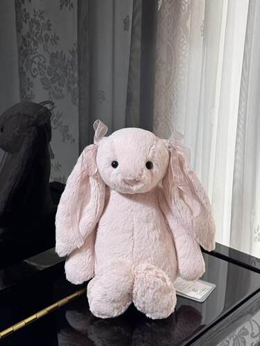 百补Jellycat害羞胭脂粉色邦尼兔