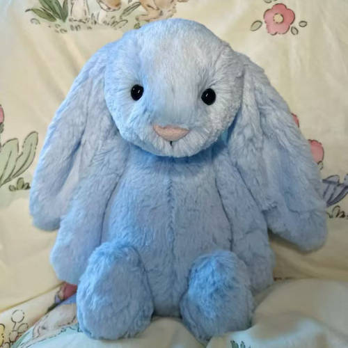 jellycat害羞蓝色邦尼兔安抚玩偶