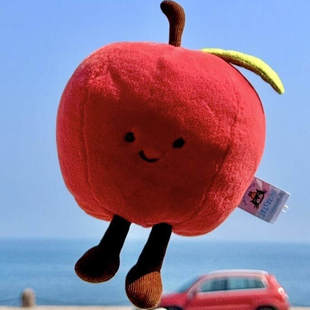 英国jellycat蔬菜活泼茄子白菜韭葱豌豆玉米葡萄番茄樱桃毛绒玩具