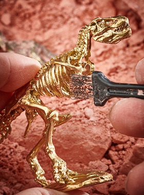 恐龙化石考古挖掘玩具三星堆十二生肖文物盲盒挖宝藏儿童生日礼物