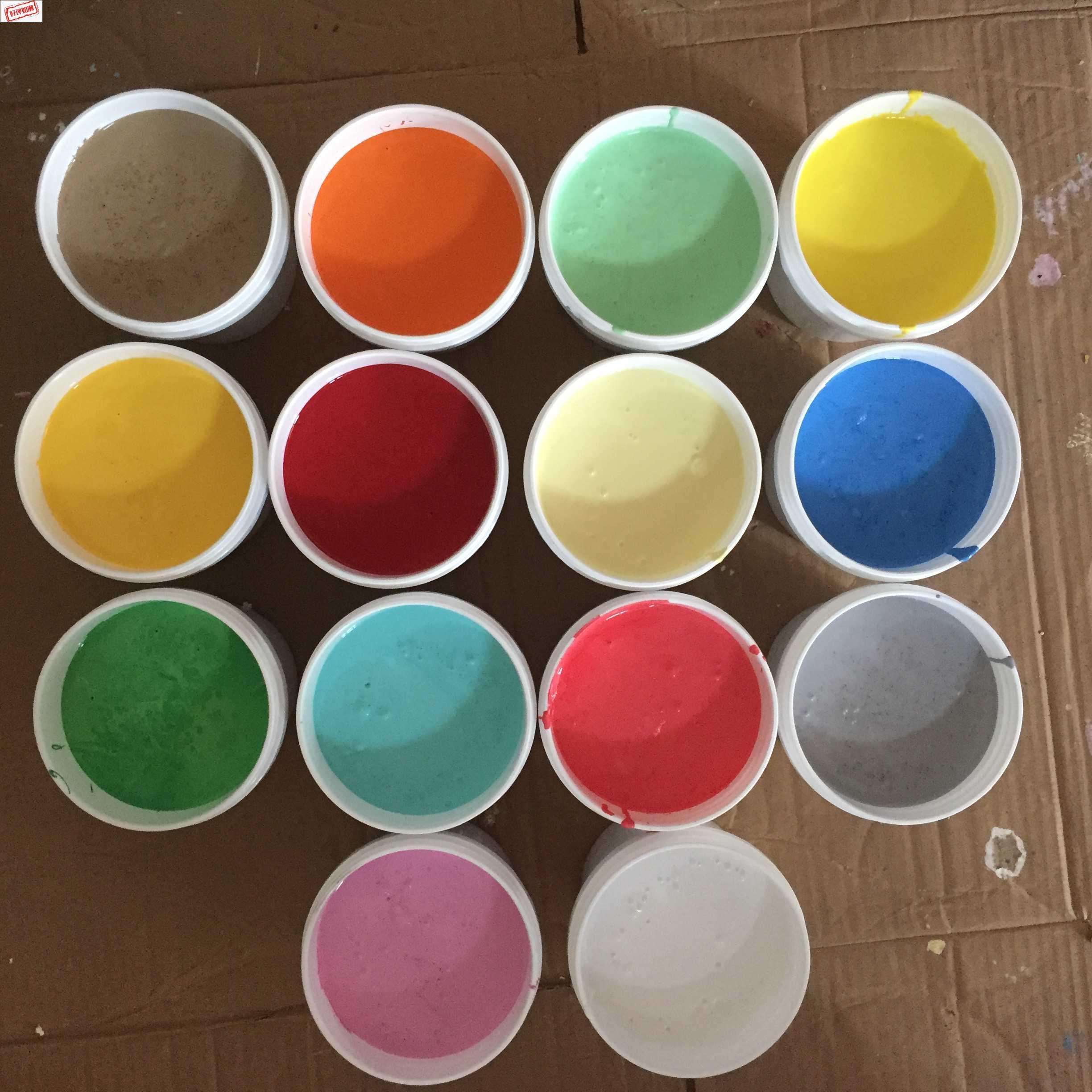 彩色内墙漆调色水性乳胶漆墙面净味涂料彩色红黄蓝绿紫墙漆小桶.