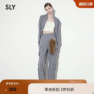 030HSR31 SLY 1380 中性风休闲裤 裤 夏季 不对称多口袋工装