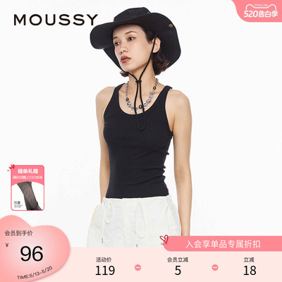 MOUSSY随性舒适cleanfit吊带