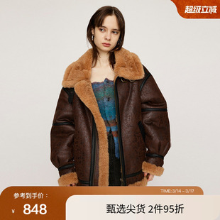 SLY 春季机车风大翻领夹克外套030HAY30-1411