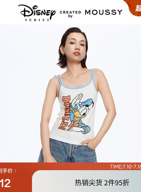 MOUSSY 春季迪士尼联名撞色唐老鸭吊带背心010HSY90-0530