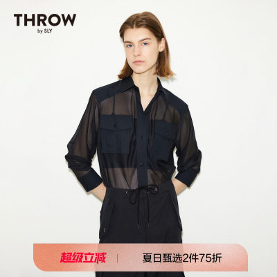 sly简约设计气质通勤风衬衫