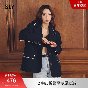SLY 新品 非正式 外套030HSA01 学院风宽松西装 0020 MICHI