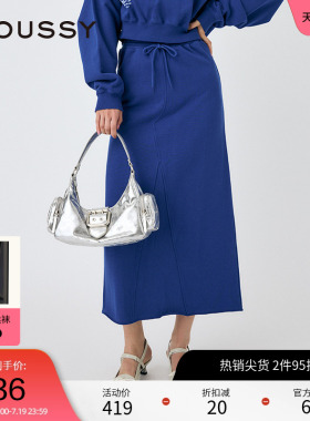 MOUSSY 春季联名款城市运动风卫裙半身裙女028ISQ91-1141