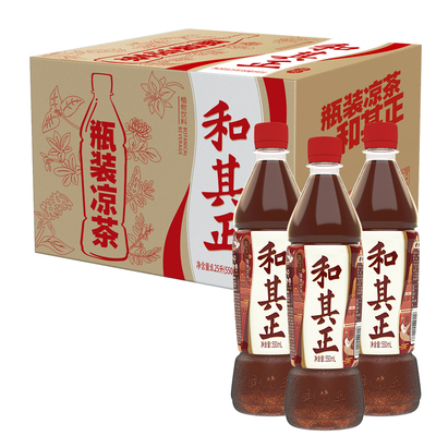 和其正凉茶550ml*15瓶整箱草本植物饮料聚餐火锅搭档解腻饮品