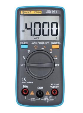 ZT100数字万用 4000字爆款多功能表带电容频率万能表