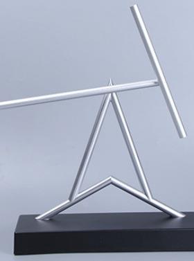 混沌摆小号A型桌面牛顿摆件钢铁侠永动机高档创意商务礼品反重力