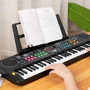 61键仿钢琴儿童电子琴学生音乐启蒙玩具乐器生日礼物男女童电子琴