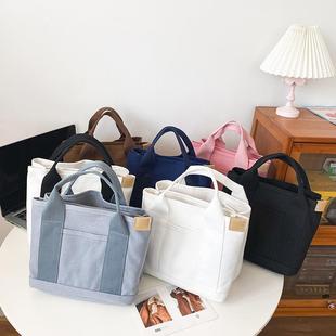 妈咪包潮 春款 日本大容量千层帆布包手提袋女包手拎小包包时尚