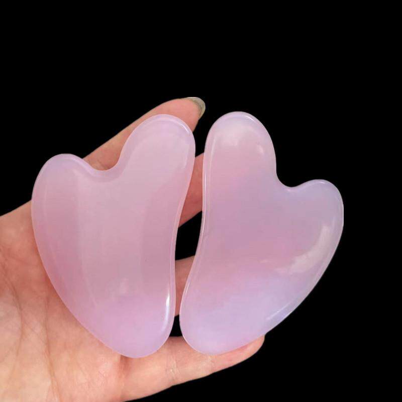 工厂玉石刮痧板刮痧片面部器经络滚轮爱心非树脂按摩器礼物