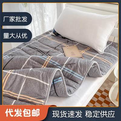 厂家供应学生宿舍上下铺单人床垫软睡垫榻榻米床褥垫垫被褥子