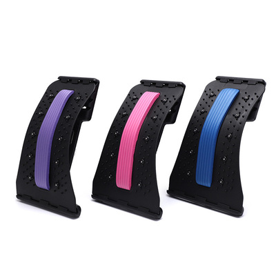 针灸磁石款腰椎按摩器挺腰板器颈椎腰椎矫正器腰椎拉伸器牵引板