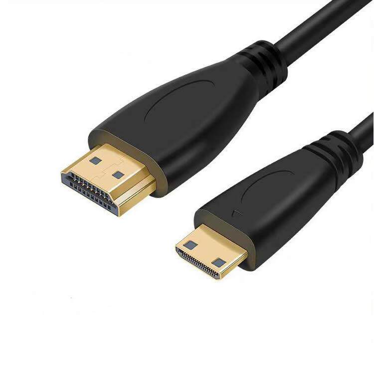 迷你hdmi高清线hdmi转minihdmi平板便携显示器电脑投影hdmi转接线