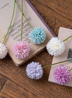 装饰品蒲公英仿真花INS风植物婚庆仿真植物墙花墙玫瑰花MW15192定