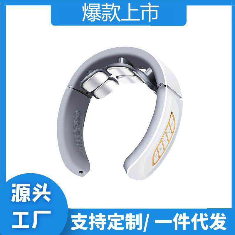 USB充电颈椎按摩仪 家用颈椎按摩器仪加热颈部仪高端礼品礼物