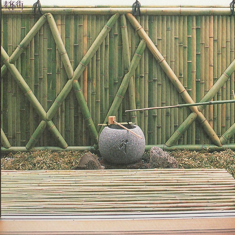 日式创意竹篱笆栅栏围栏户外庭院园艺花园竹制工艺品竹垣围墙护栏
