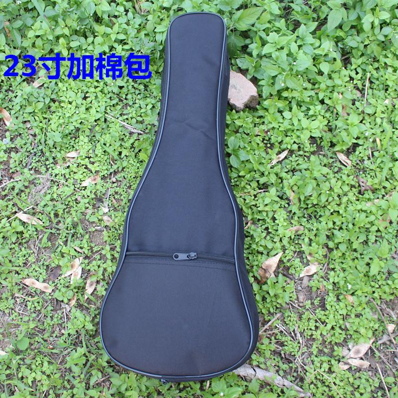 23寸黑色袋尤克里里加棉琴包 ukulele小吉他 夹棉背包 吉他袋