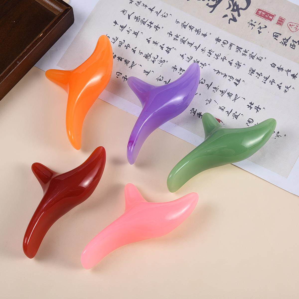 树脂三角雀脚底腿部穴位按摩器大号脚部足疗按摩椎拨筋棒点穴礼物