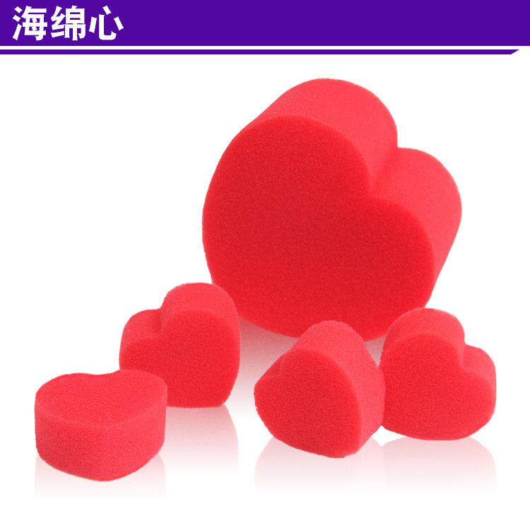 情侣魔术 海绵心 心 爱心绵 泡妞把妹魔术道具 海绵心套装
