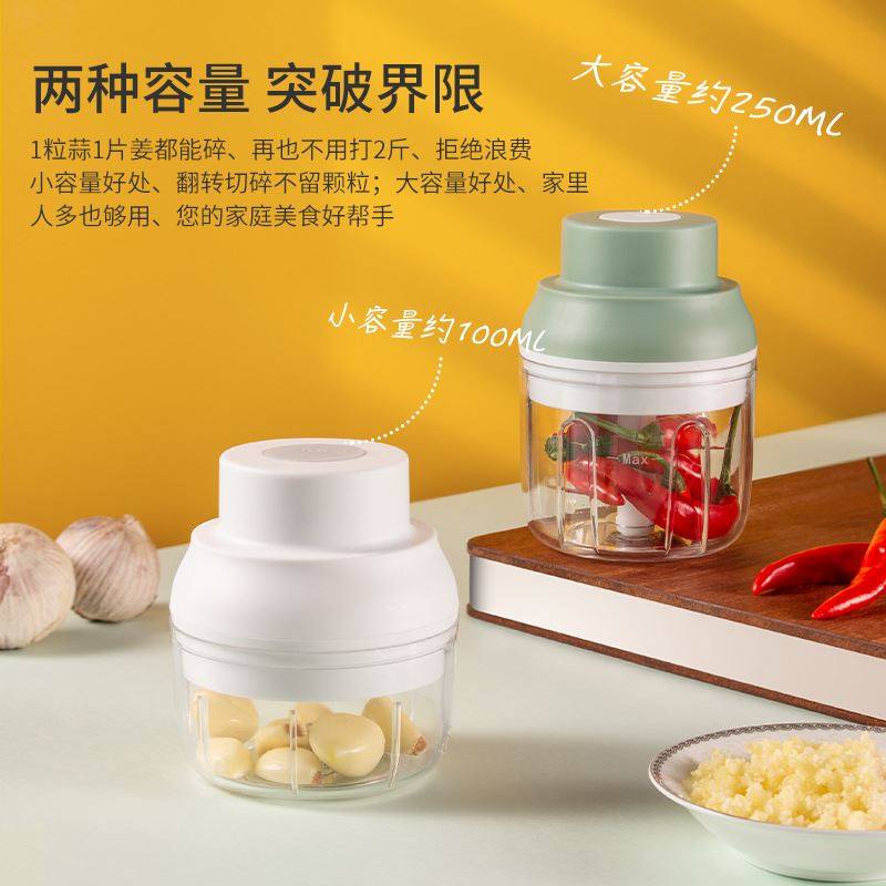 电动捣蒜器迷你蒜蓉蒜泥器搅碎机捣蒜泥神器家用碎肉机小型 定制