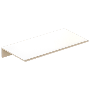 厨房置物架一字长条板免打孔壁挂铝合金隔板浴室奶油风墙上收纳架