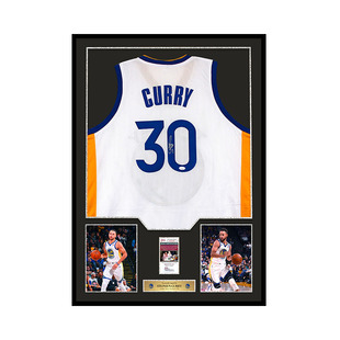 球衣 勇士队白色职业风格 JSA权威认证 亲笔签名 斯蒂芬·库里