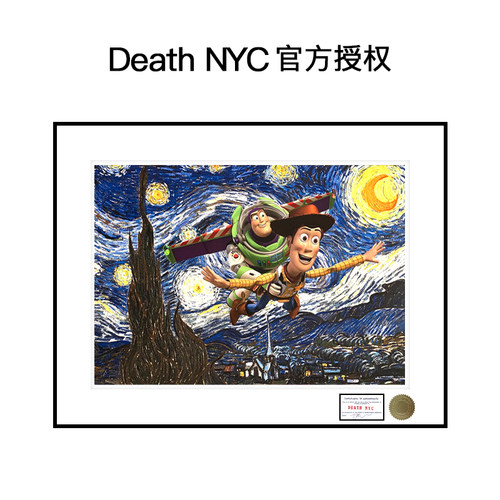 DeathNYC限量亲签版画巴斯光年