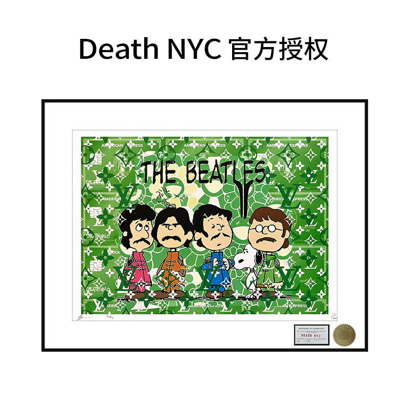 DeathNYC签名限量版画披头士