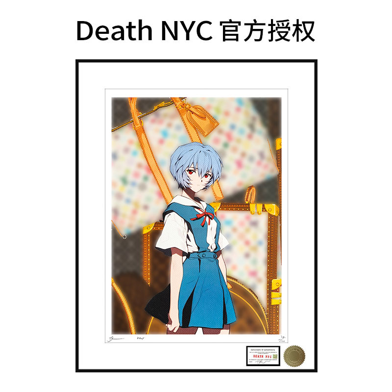 DeathNYC版画EVA绫波丽