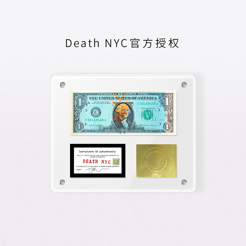 Death NYC美金限量版画动漫卡通装饰画客厅卧室桌面摆件摆台
