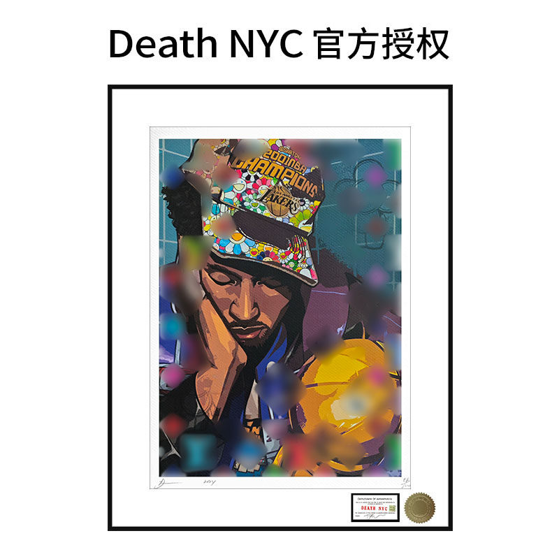 DeathNYC签名限量版画艾弗森