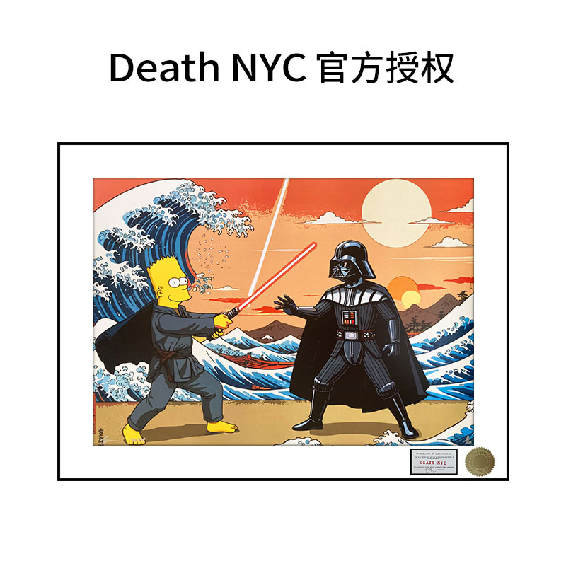 辛普森星球大战装饰画deathnyc