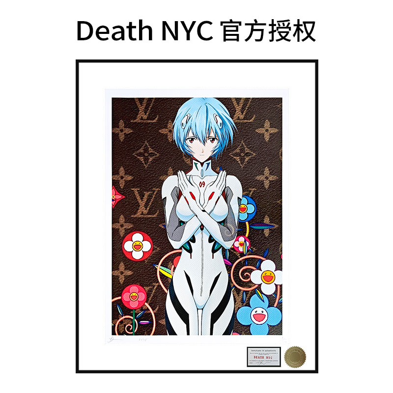 DeathNYC版画EVA绫波丽装饰画