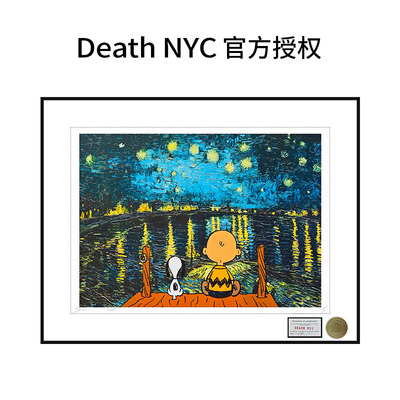 DeathNYC亲签限量版画史努比