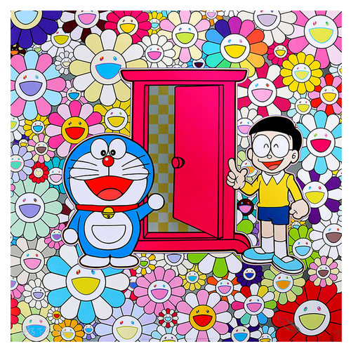村上隆正品亲签限量版画正版保真