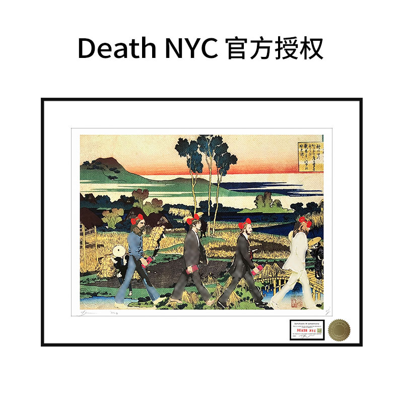 DeathNYC限量版画披头士浮世绘