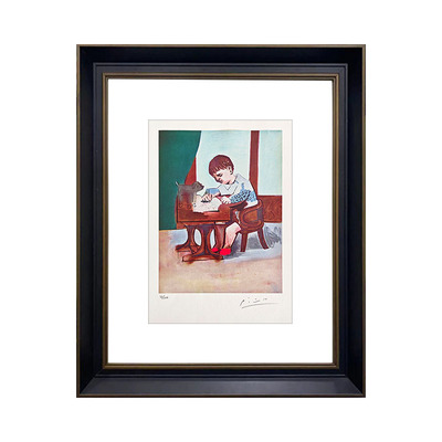 限量100版毕加索签名版画