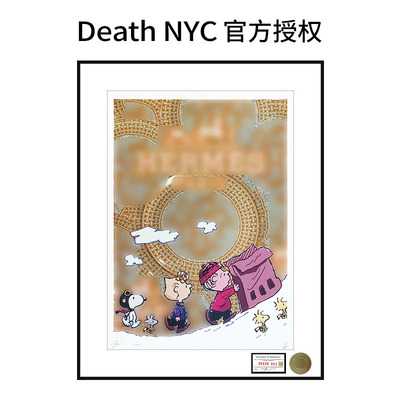 DeathNYC签名限量版画史努比