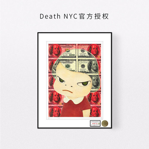 DeathNYC限量签名版画nara女孩