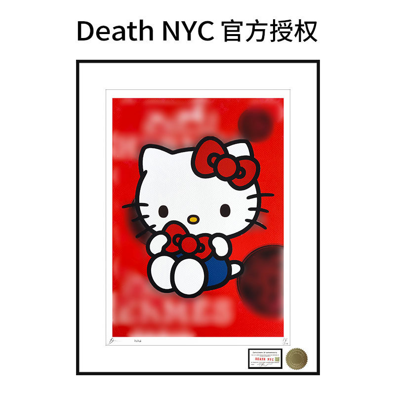 deathnyc版画女生礼物HelloKitty