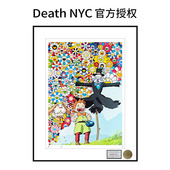 Death 饰画太阳花卧室客厅挂画 移动城堡装 NYC亲签限量版 画哈尔