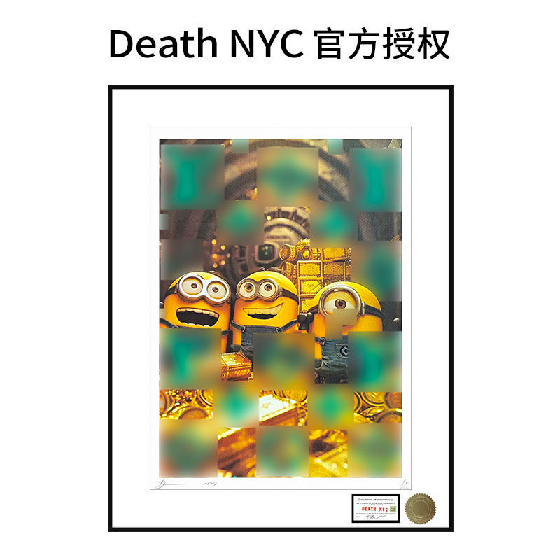 DeathNYC亲签限量版画小黄人
