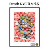 画机器猫装 Death NYC签名限量版 饰画太阳花客厅玄关潮流挂画