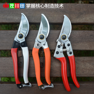 果树剪修枝剪家用剪枝修花剪园林工具修剪粗枝剪刀 佐川田168T正品