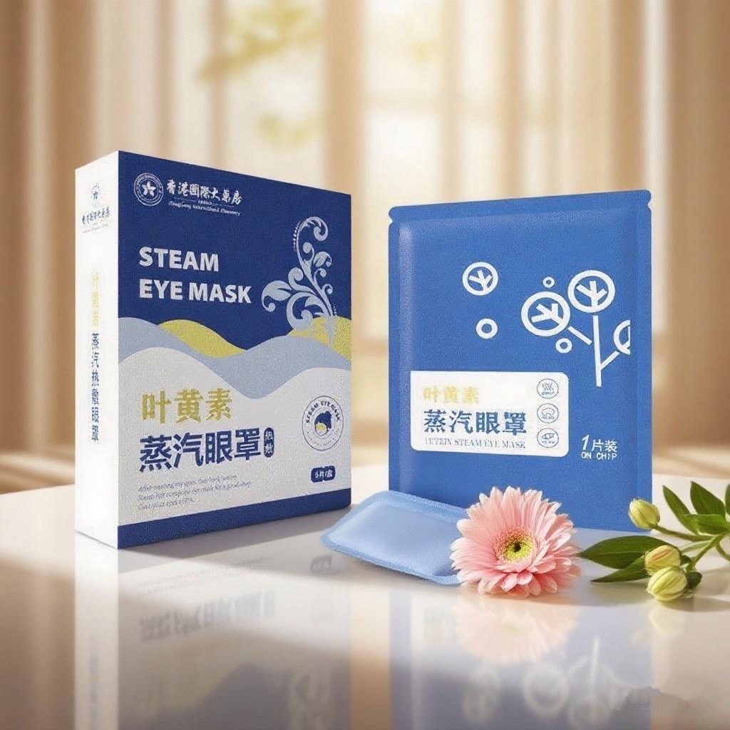 叶黄素蒸汽眼罩缓解眼部疲劳睡觉遮光学生睡眠热敷一次性护眼贴