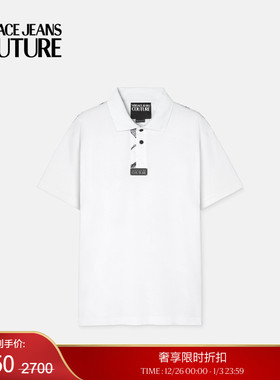 【季末优惠】VERSACE JEANS COUTURE 男士Outline Barocco Polo衫